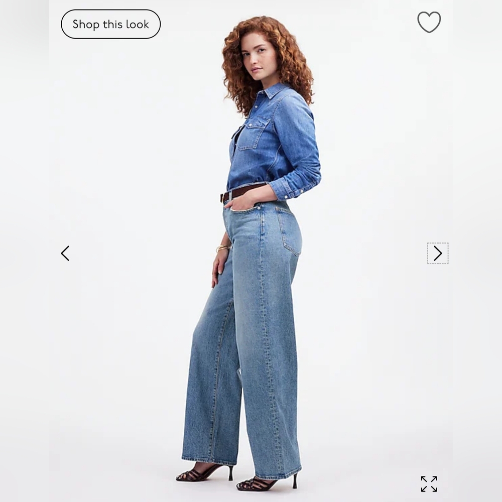 Madewell Curvy Perfect Vintage Wide-Leg Jean - Picture 5 of 16